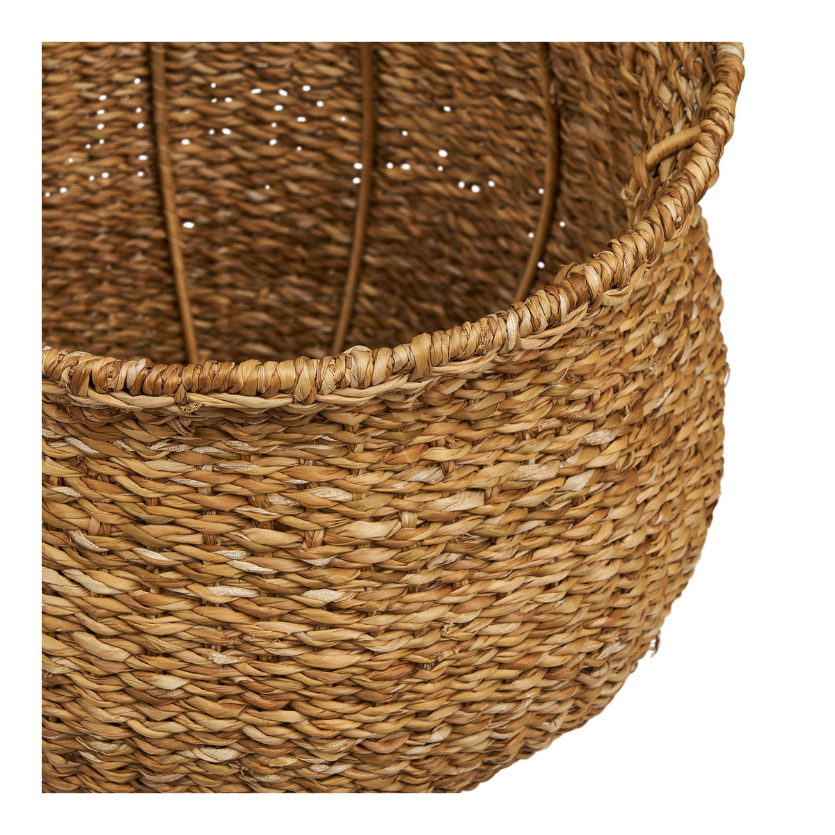 PolsterOase Möbel – Eden Aufbewahrungskörbe, 2er Set, Natur – Ansicht 3