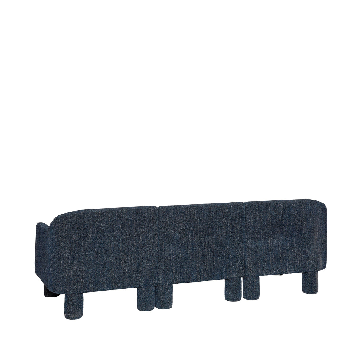 PolsterOase Möbel – Elegance Sofa dunkelblau – Ansicht 4