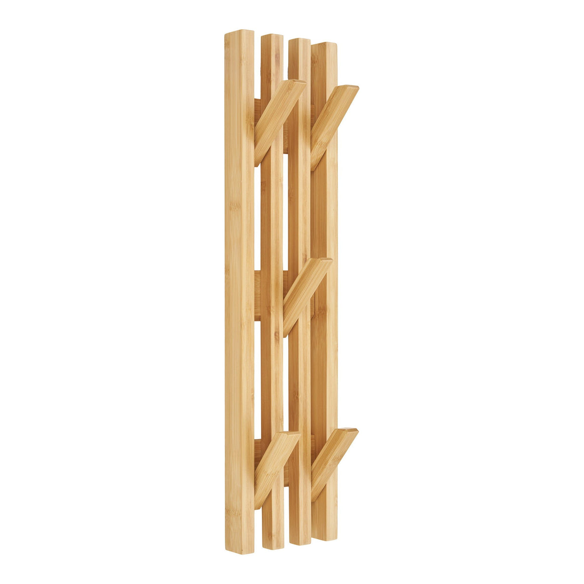 PolsterOase Möbel – Ember Garderobenleiste aus Bambus, Natur, 60 cm
