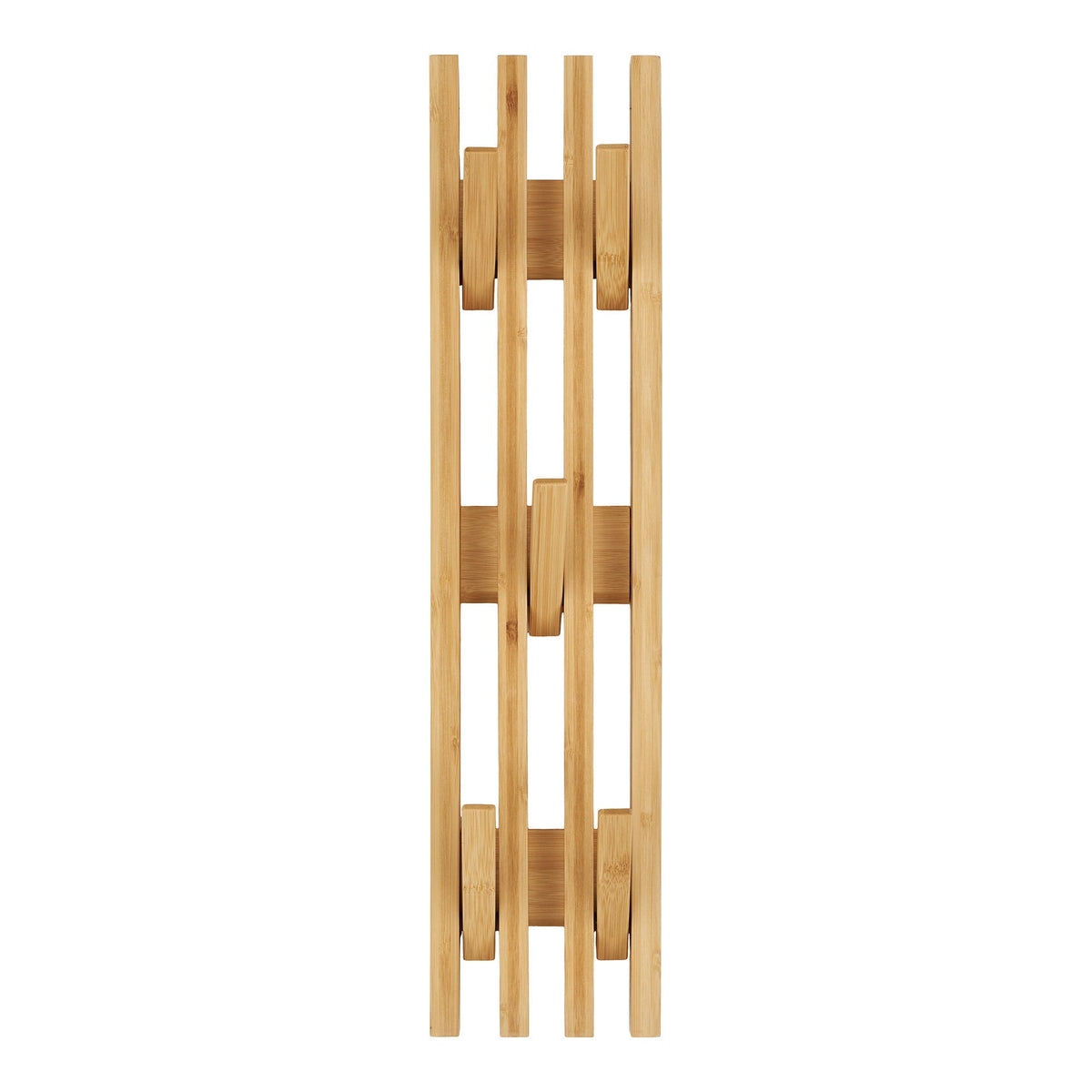 PolsterOase Möbel – Ember Garderobenleiste aus Bambus, Natur, 60 cm – Ansicht 2