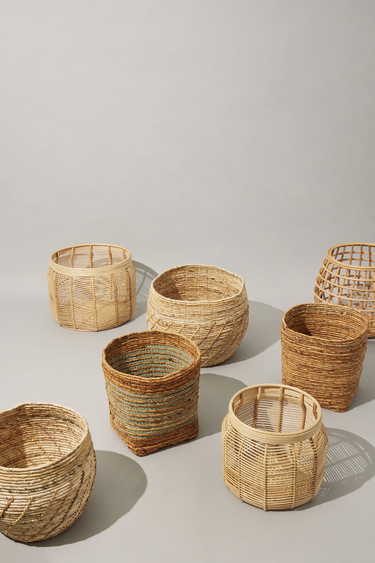 PolsterOase Möbel – Energy Körbe aus Rattan, 2er, Set – Ansicht 5
