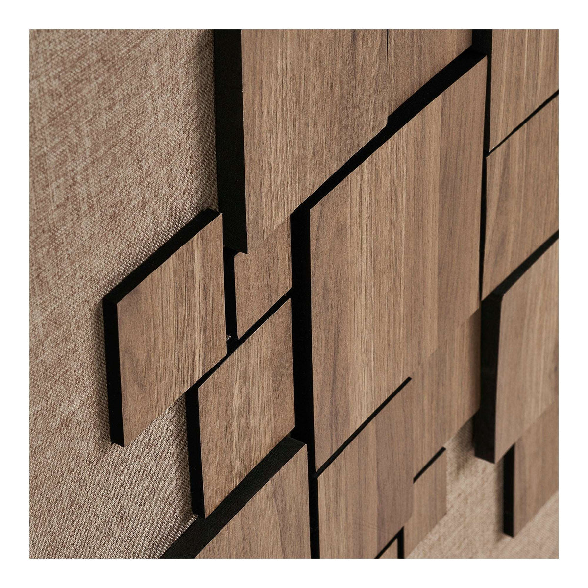 PolsterOase Möbel – Gala Relief Wanddekoration, Braun – Ansicht 4