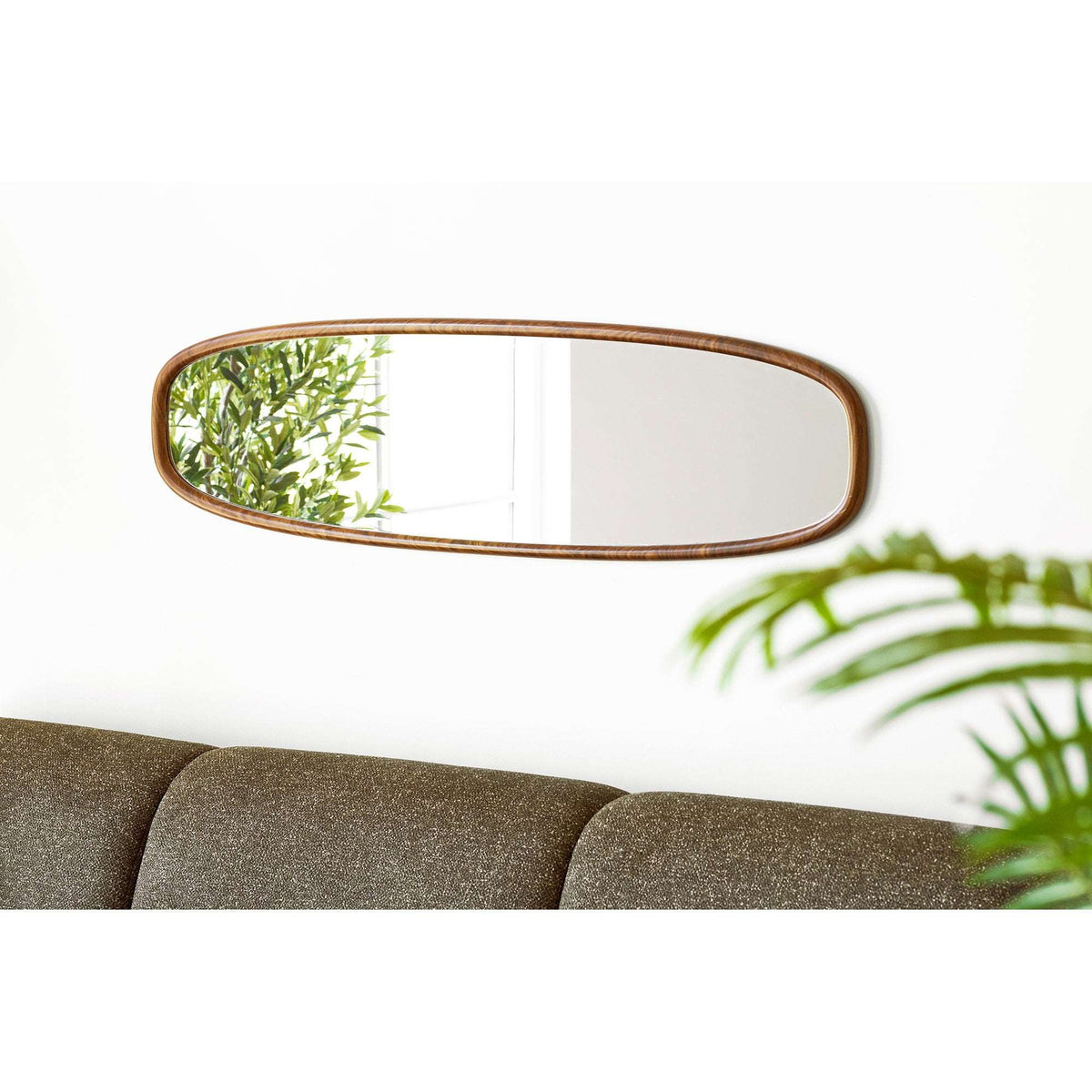 PolsterOase Möbel – Luxon Ganzkörperspiegel in Holzoptik, 40 × 150 cm – Ansicht 6