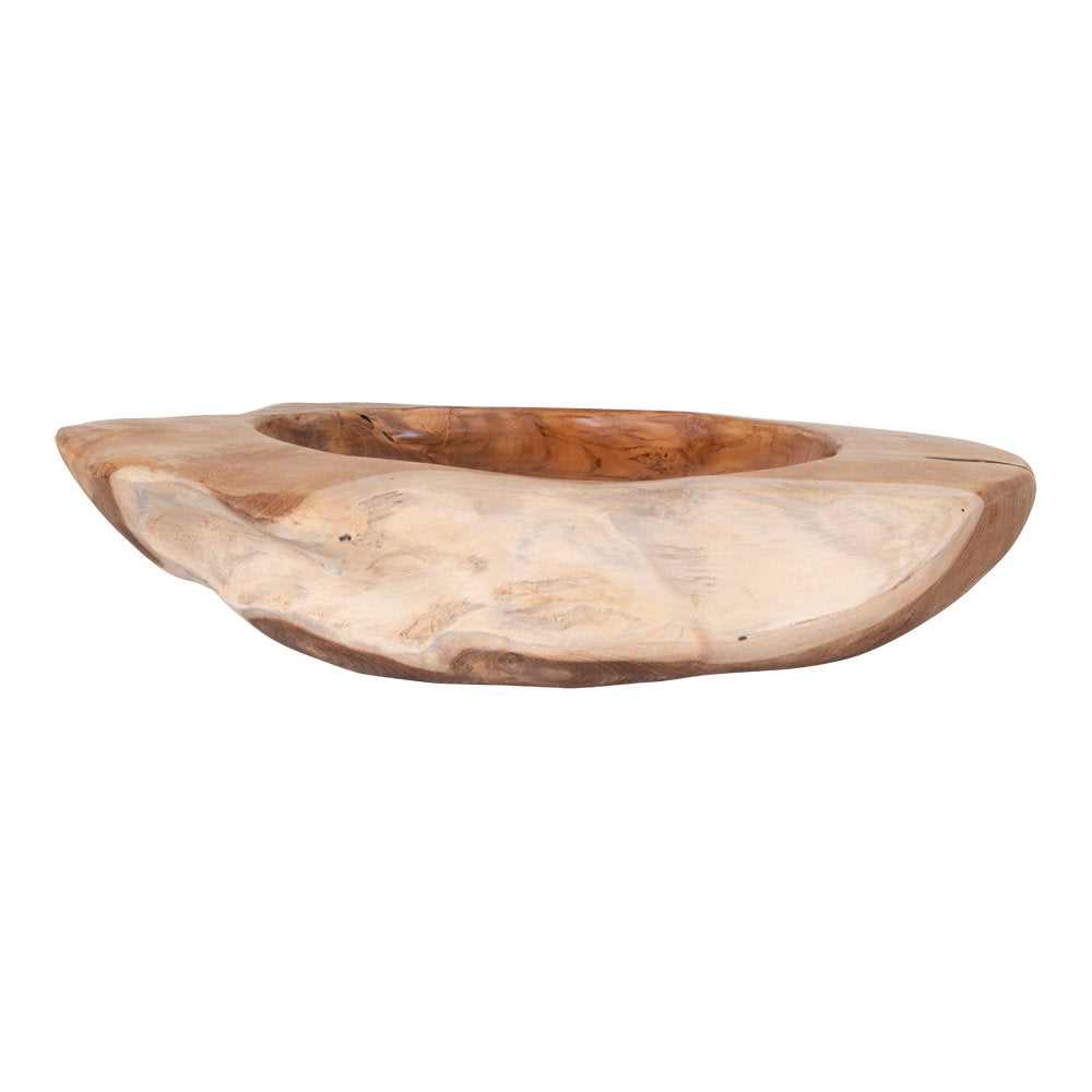 PolsterOase Möbel – Rio Bowl, Schale, Teak, natur ø40x12
