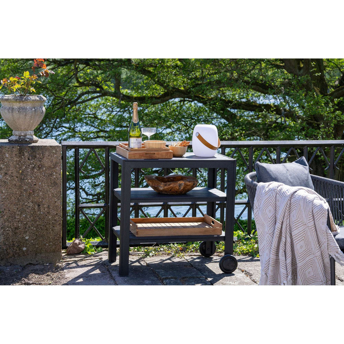 PolsterOase Möbel – Rio Bowl, Schale, Teak, natur ø40x12 – Ansicht 4