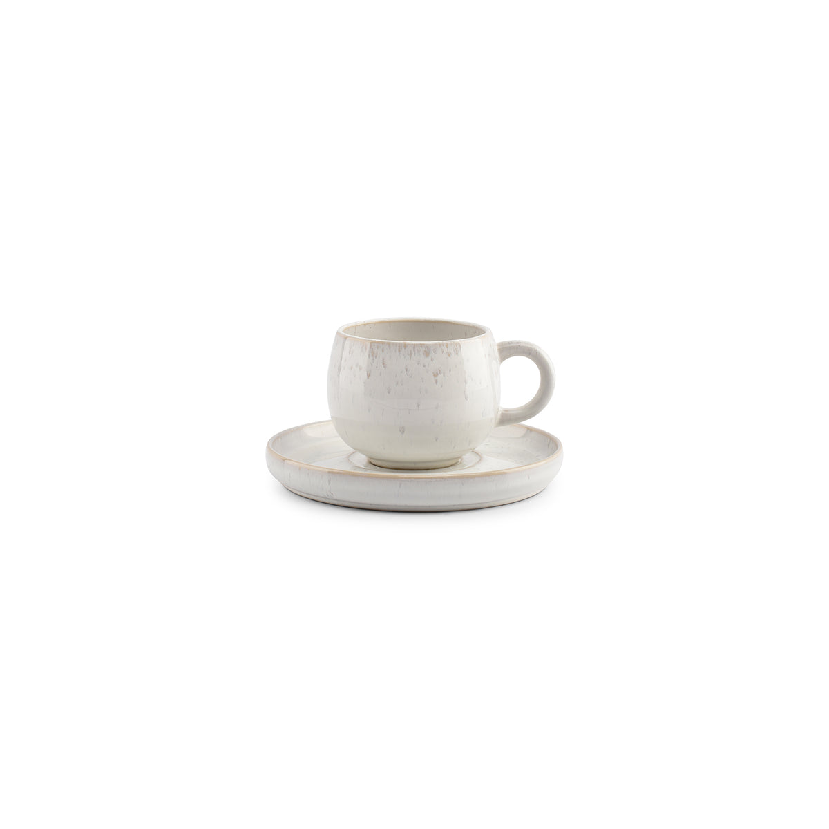 PolsterOase Möbel – Untertasse 14 cm Perlmutt Curvy, 4er Set – Ansicht 3