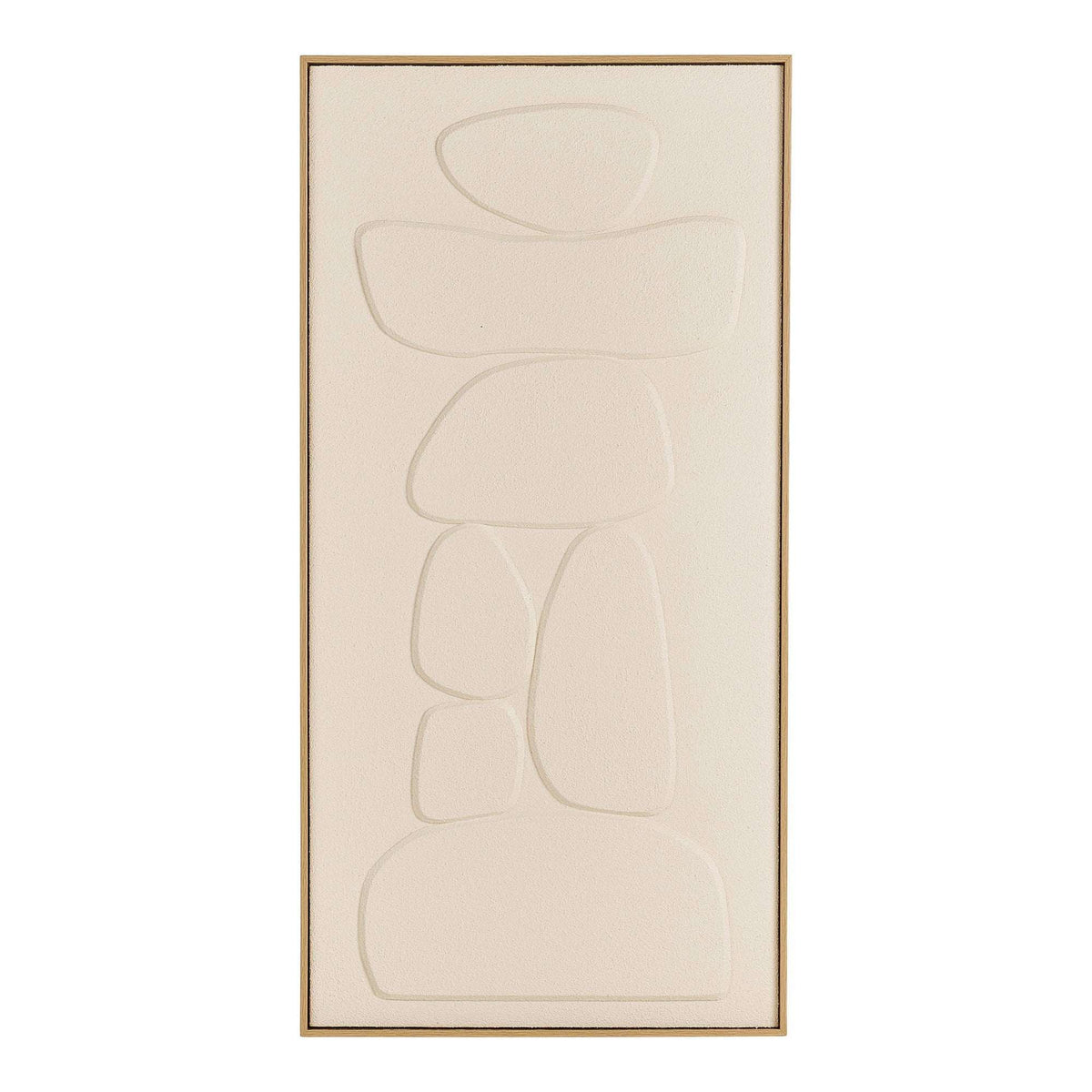 PolsterOase Möbel – Victoria Relief, Wanddekoration aus Kiefer und Polystyrol, Nr. 2, Beige
