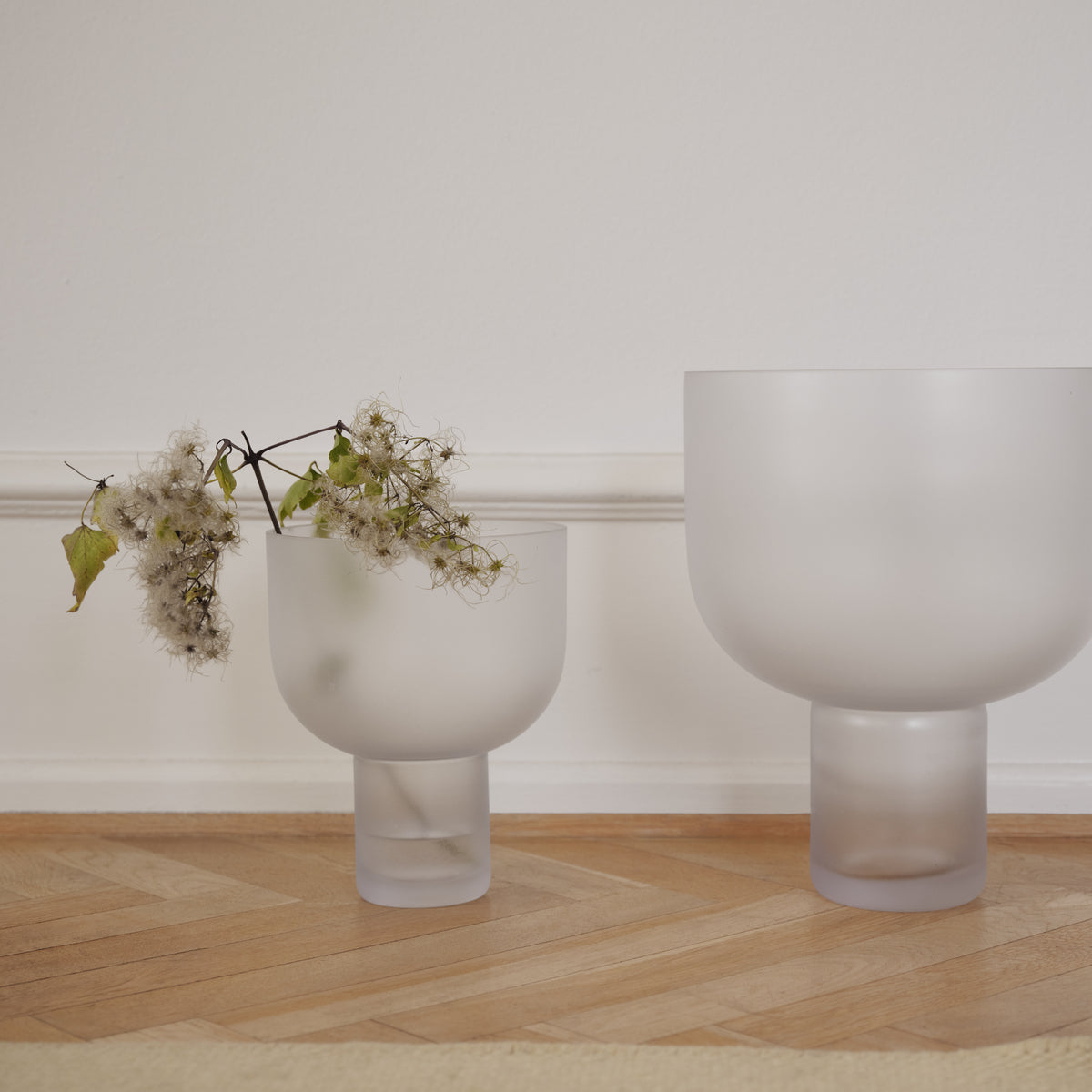 PolsterOase Vase – NEBL Vase mittel mattiert Nr. 2
