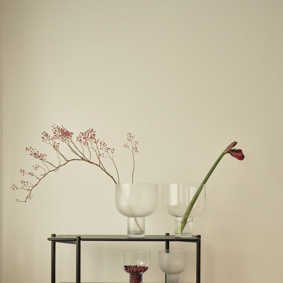 PolsterOase Vase – NEBL Vase Mittelgroß Transparent Nr. 2