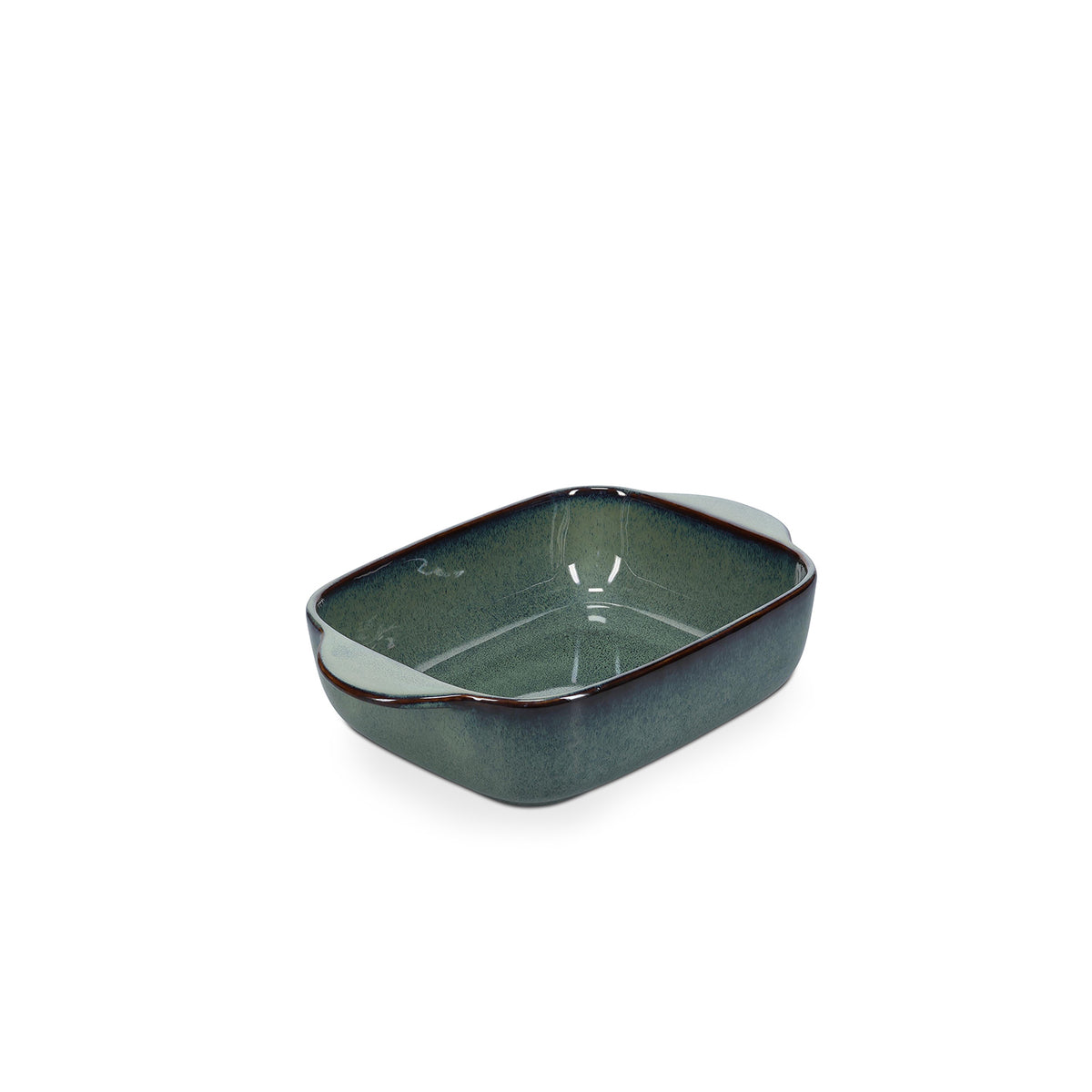 Salt & Pepper Auflaufform 25/19,5x16,5xH6cm grün/blau Meridian – Produktansicht 1