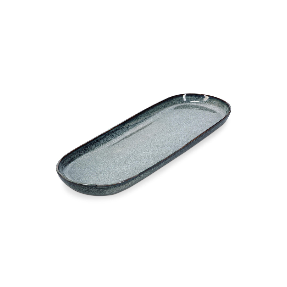 Salt & Pepper Servierschale 38,5 x 14 x H 2,5 cm grün/blau Meridian – 2er-Set – Produktansicht 3