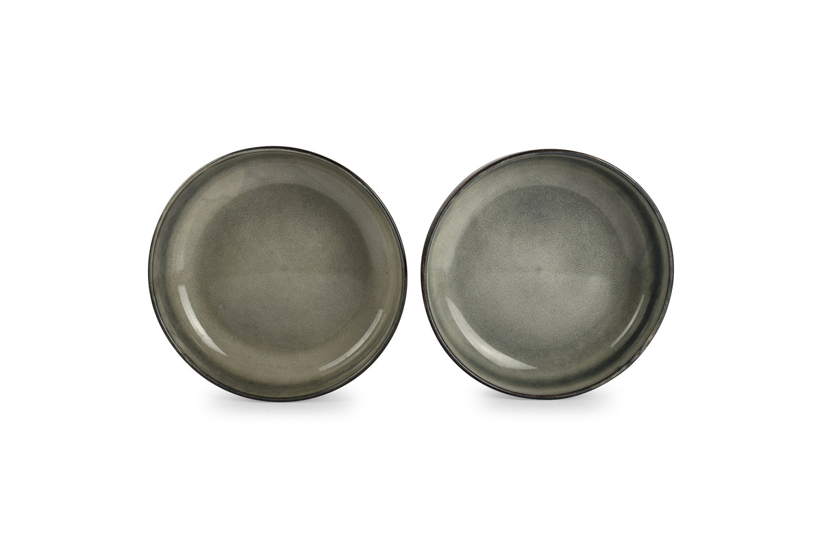 Salt & Pepper Tiefer Teller Ø22 × H6 cm grün/blau Meridian – 2er-Set – Produktansicht 5