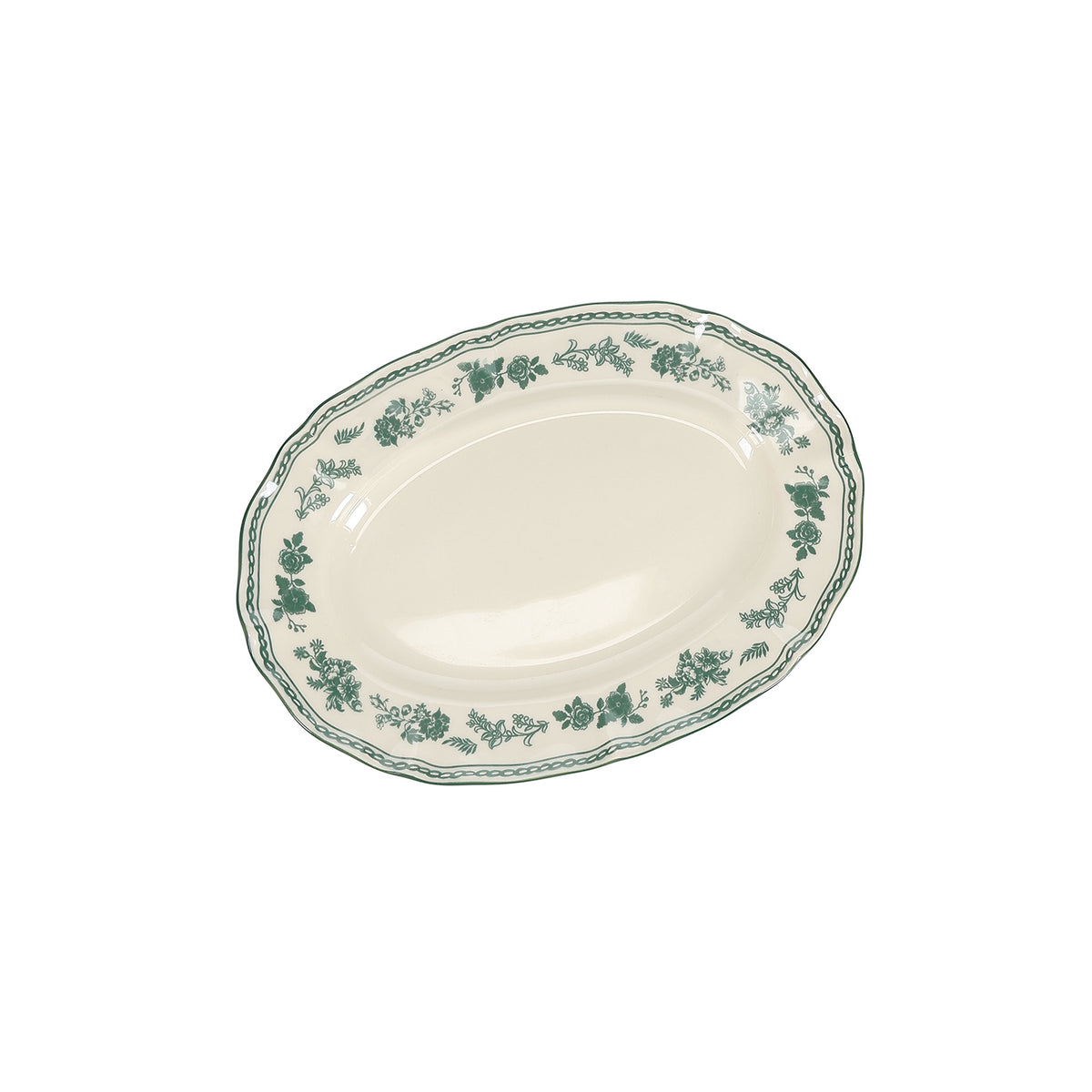 S|P Collection Cyril Servierplatte oval, grün, 25,5 × 18 cm – 2er-Set – Produktansicht 1