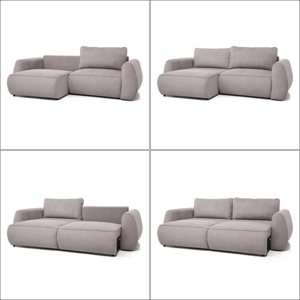 Borneo Schlafsofa in Plüsch