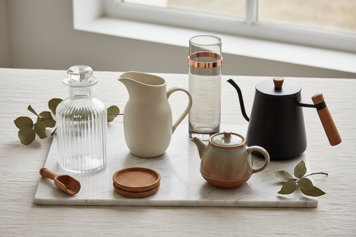 Kannen & Karaffen – stilvolle Designs für Wasser, Wein, Kaffee und Tee