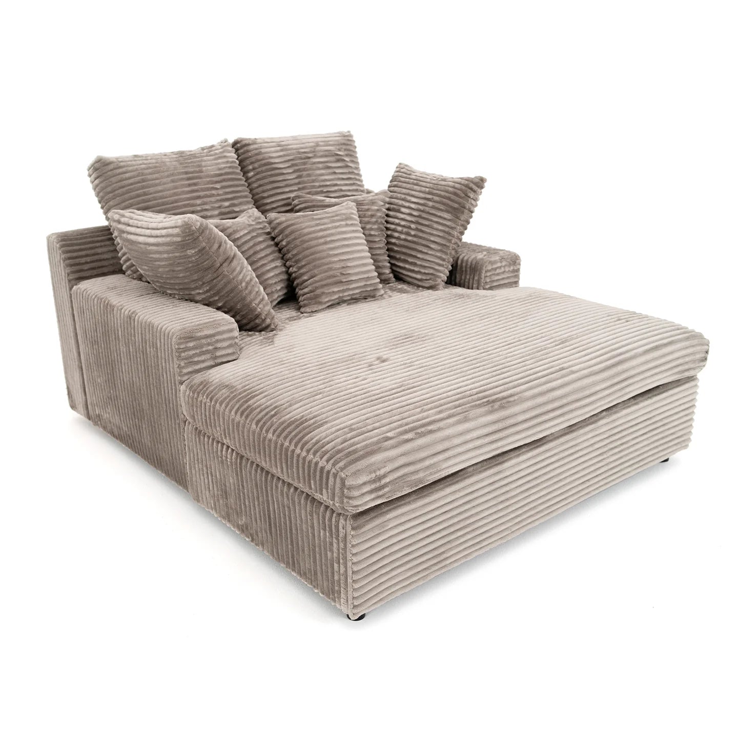 Recamiere / Chaiselongue Lazy in Breitcord, 153x173 cm
