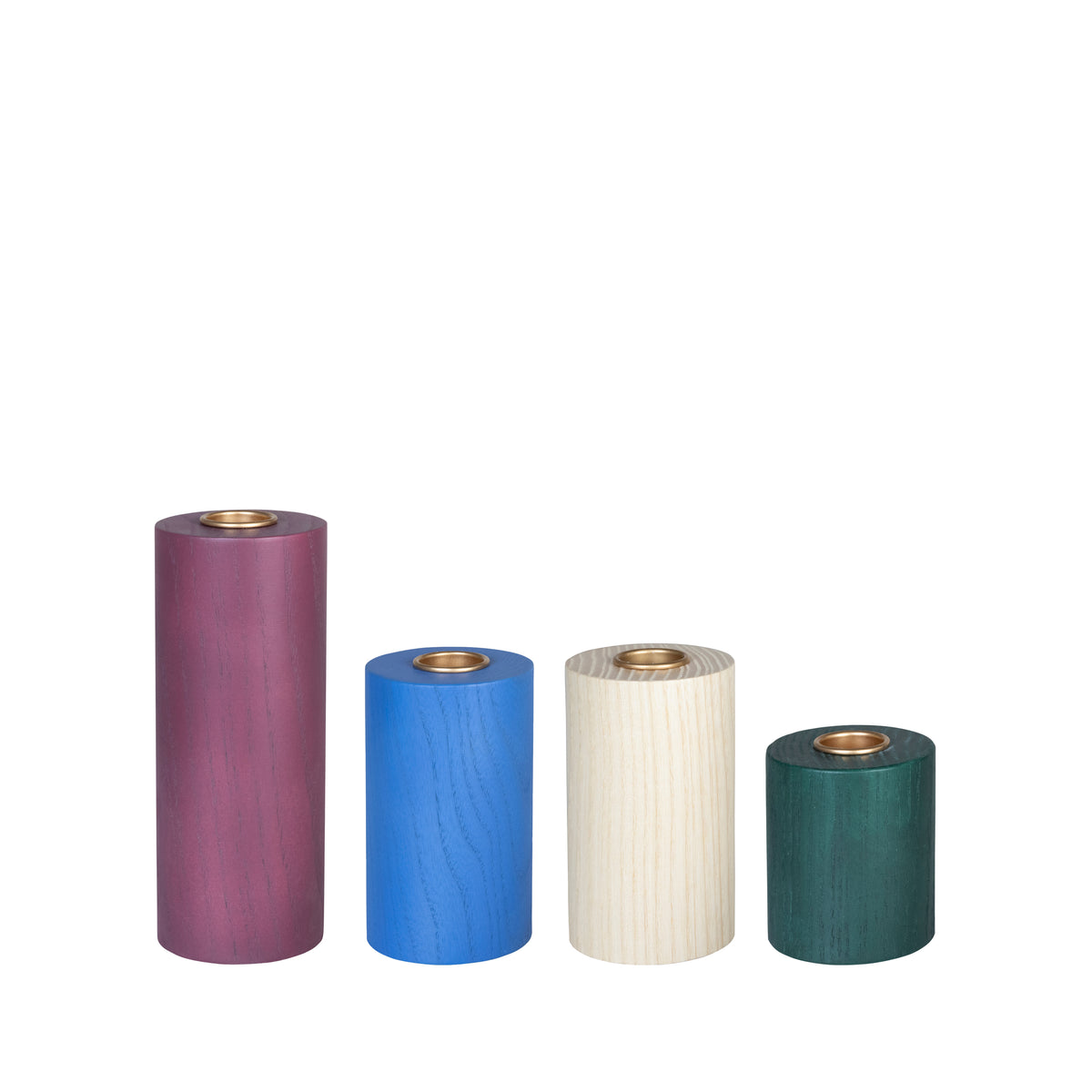 PolsterOase Möbel – Crayon Kerzenhalter, mehrfarbig (4er Set) – Ansicht 3