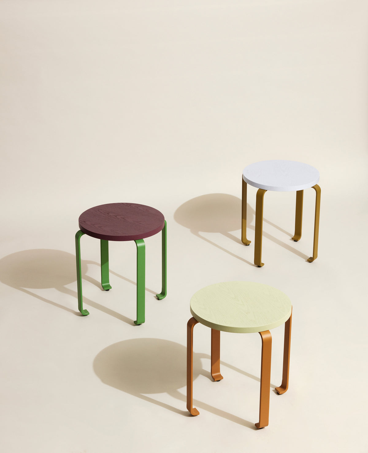 PolsterOase Möbel – 2 x Smile Hocker Lavendel/Khaki – Ansicht 7