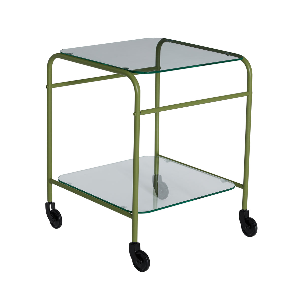 PolsterOase Möbel – Zephyr Trolley aus Glas und Metall – Ansicht 3