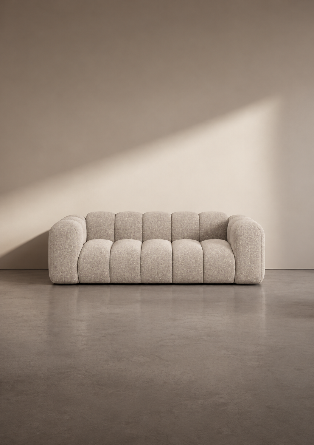 Grandé Modulsofa aus Bouclé (2-Sitzer), 200 cm