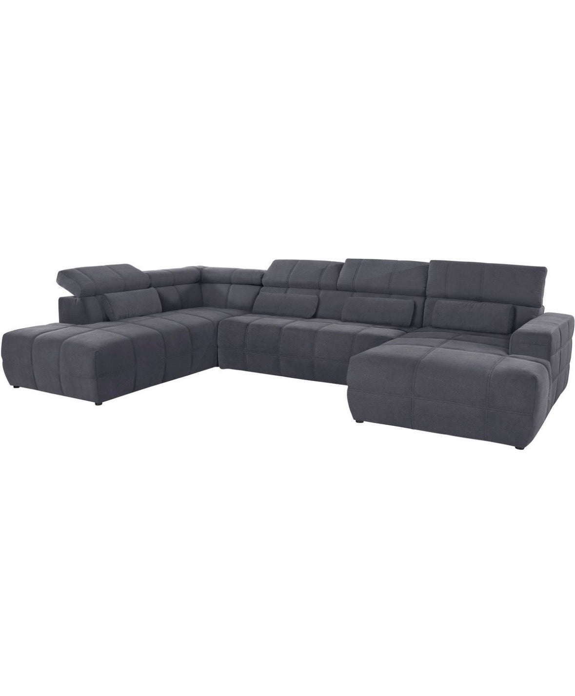 Wohnlandschaft in Microfaser, 359cm Breit | PolsterOase - POLSTEROASE