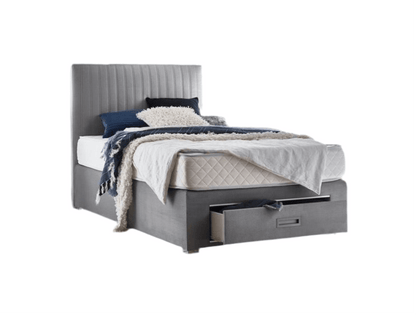 Veganes Boxbett 120x200 mit Matratze - POLSTEROASE