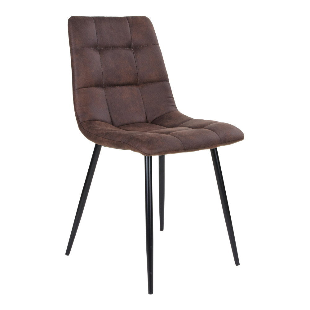Middelfart Esszimmerstühle, Dunkelbraun/Schwarz, 2er-Set