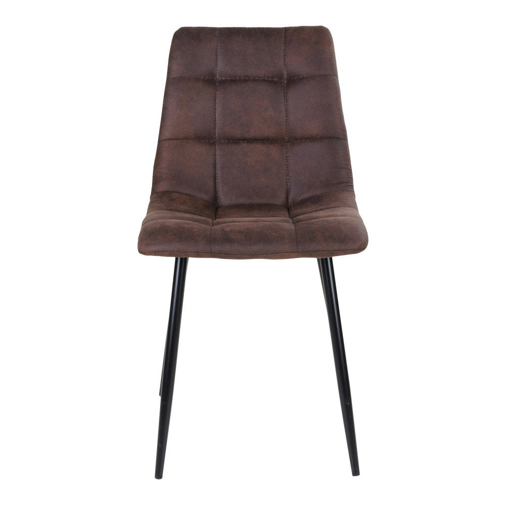 Middelfart Esszimmerstühle, Dunkelbraun/Schwarz, 2er-Set