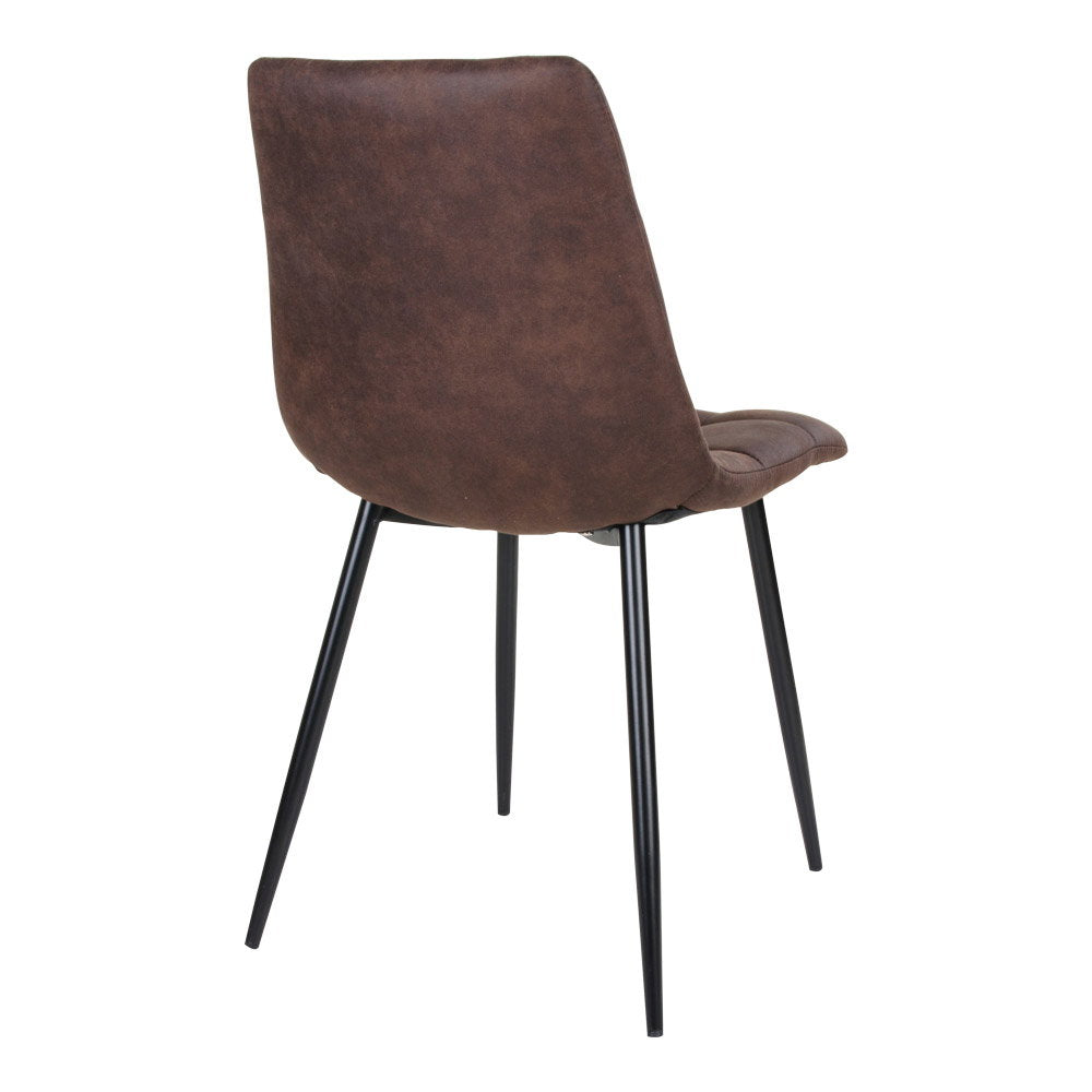 Middelfart Esszimmerstühle, Dunkelbraun/Schwarz, 2er-Set