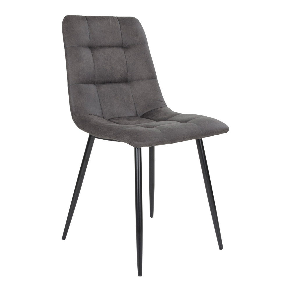 Middelfart Esszimmerstühle, Dunkelgrau/Schwarz, 2er-Set