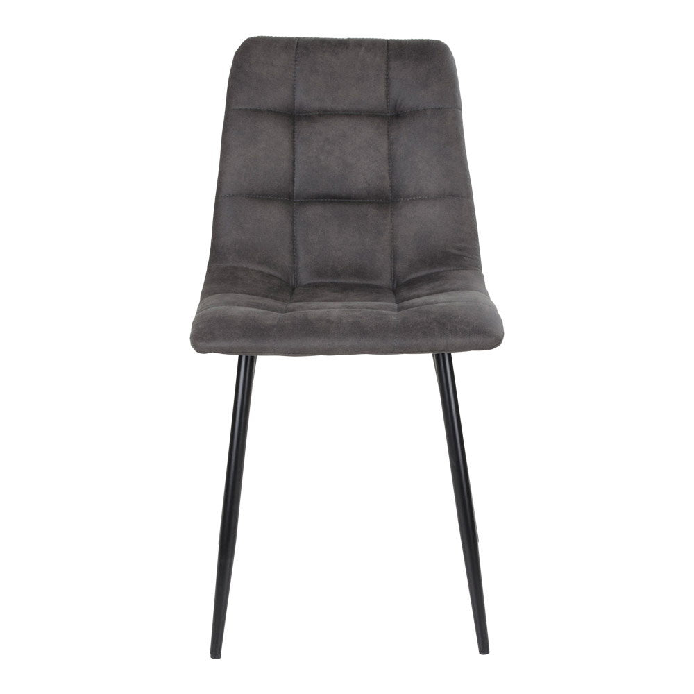 Middelfart Esszimmerstühle, Dunkelgrau/Schwarz, 2er-Set