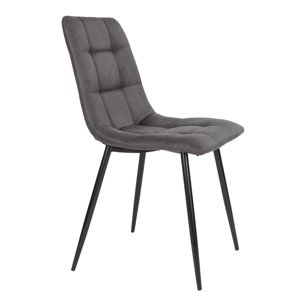 Middelfart Esszimmerstühle, Dunkelgrau/Schwarz, 2er-Set