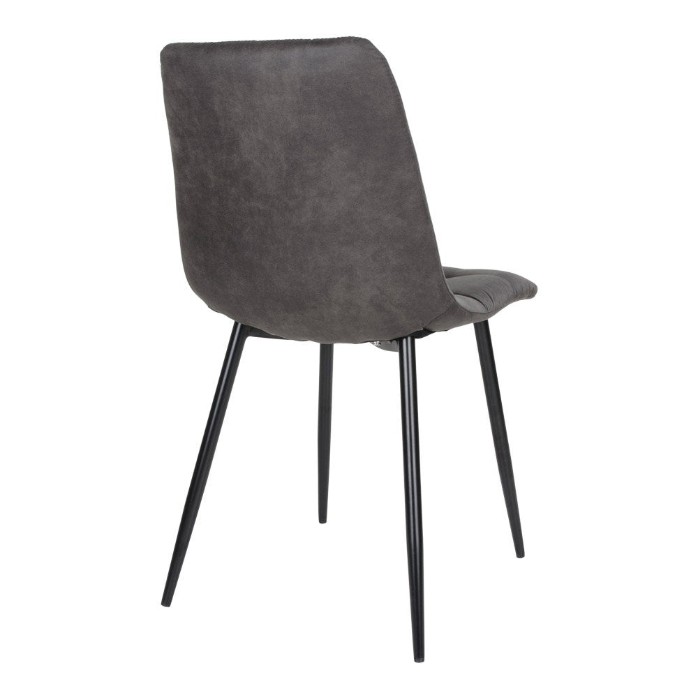 Middelfart Esszimmerstühle, Dunkelgrau/Schwarz, 2er-Set