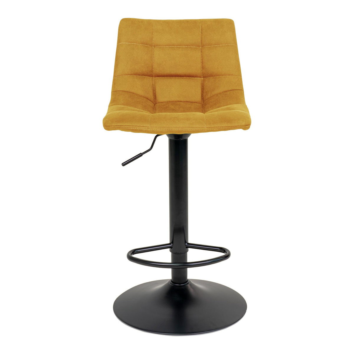 Middelfart Barhocker, Senfgelb/Schwarz, 2er-Set