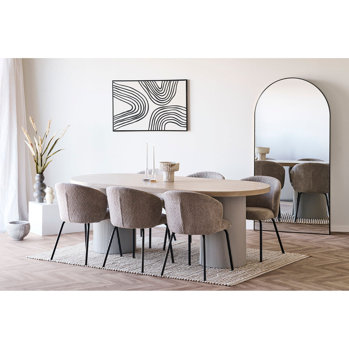 Safira Esszimmerstühle, Beige, 2er-Set