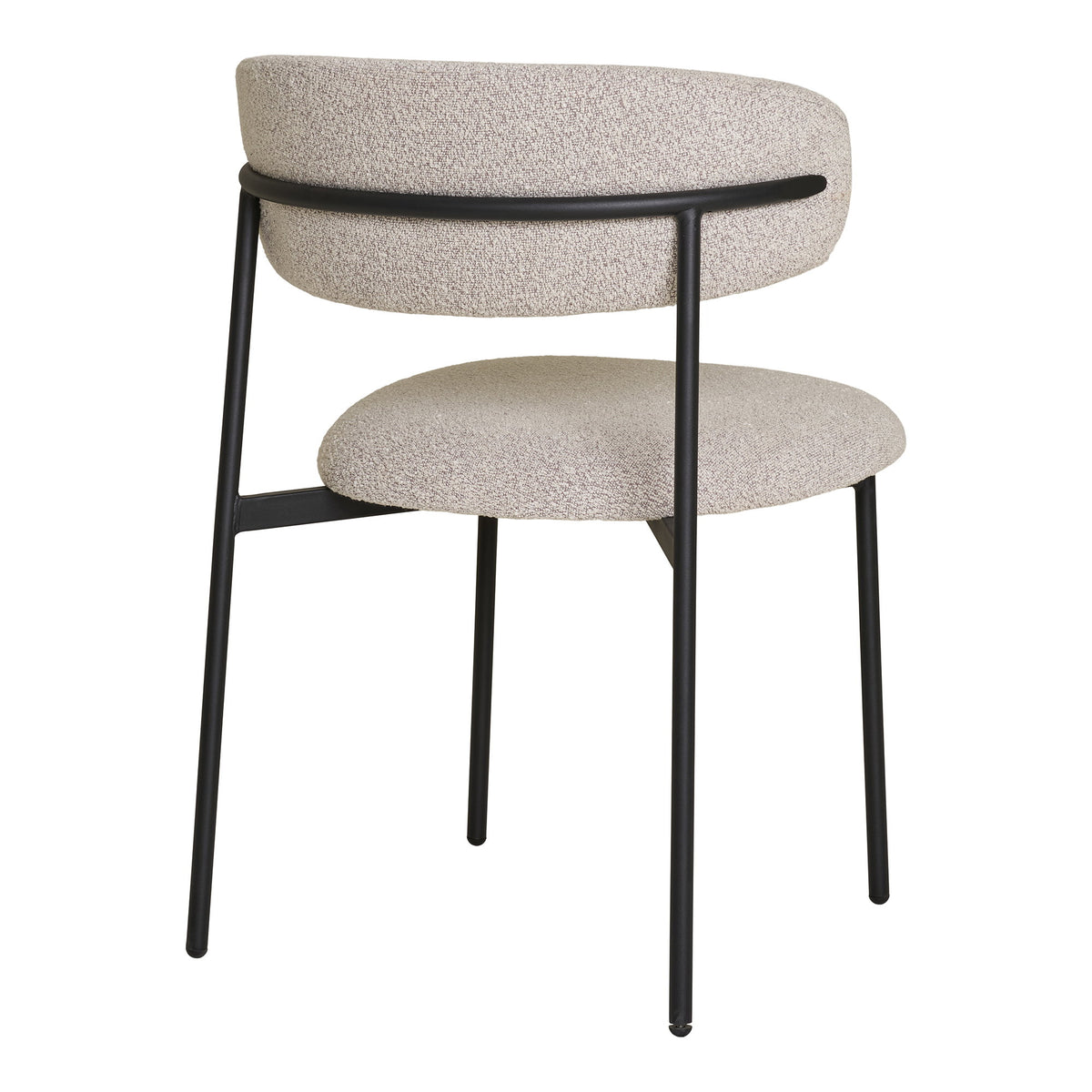 Mira Esszimmerstühle, Sand/Schwarz, 2er-Set
