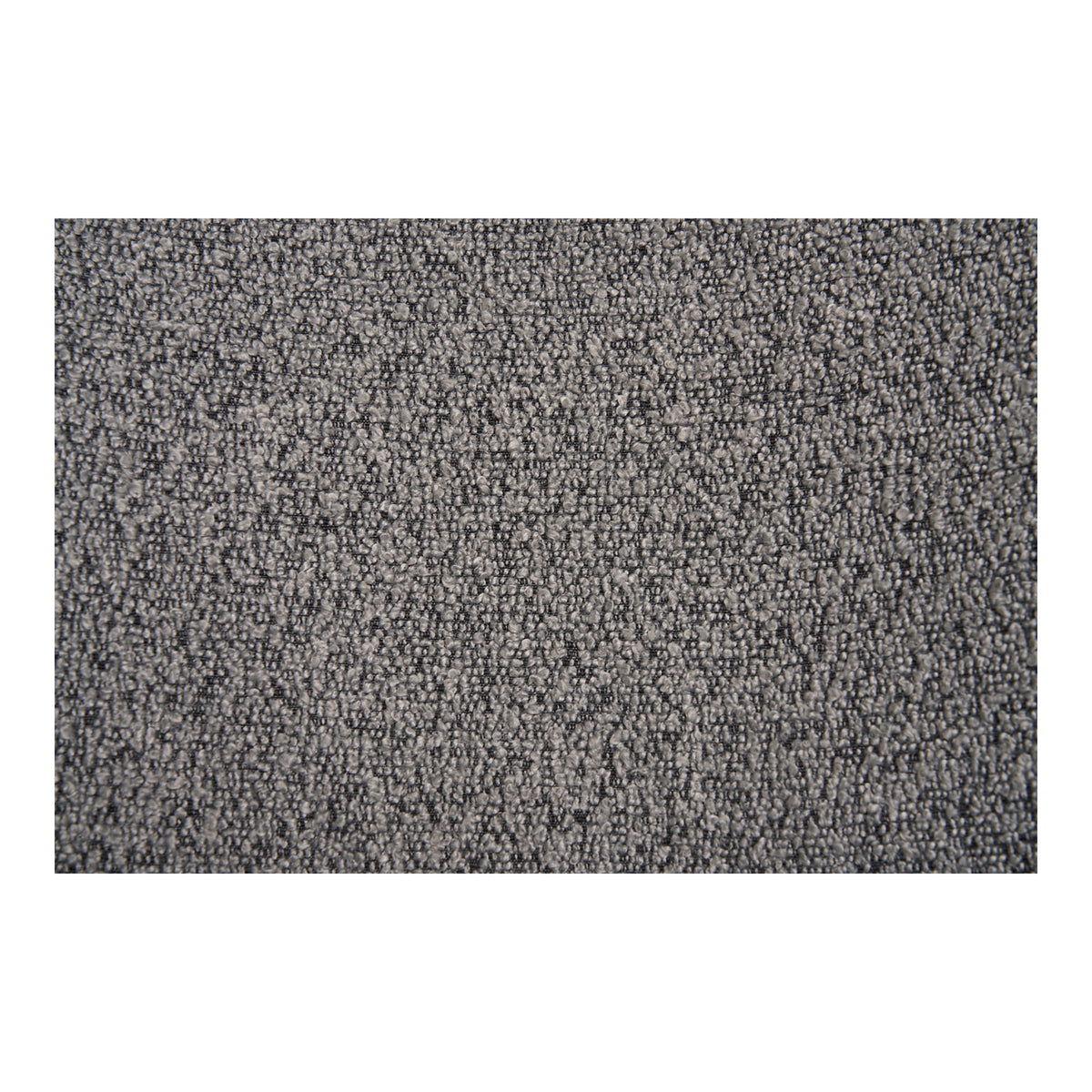 Mira Esszimmerstuhl – Bouclé, hellgrau, schwarze Beine HN1268 (2er-Set)