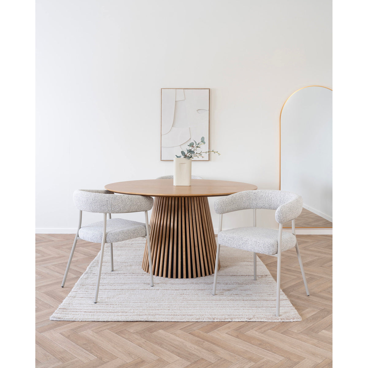 Trivio Esszimmerstühle, Sand/Grau, 2er-Set