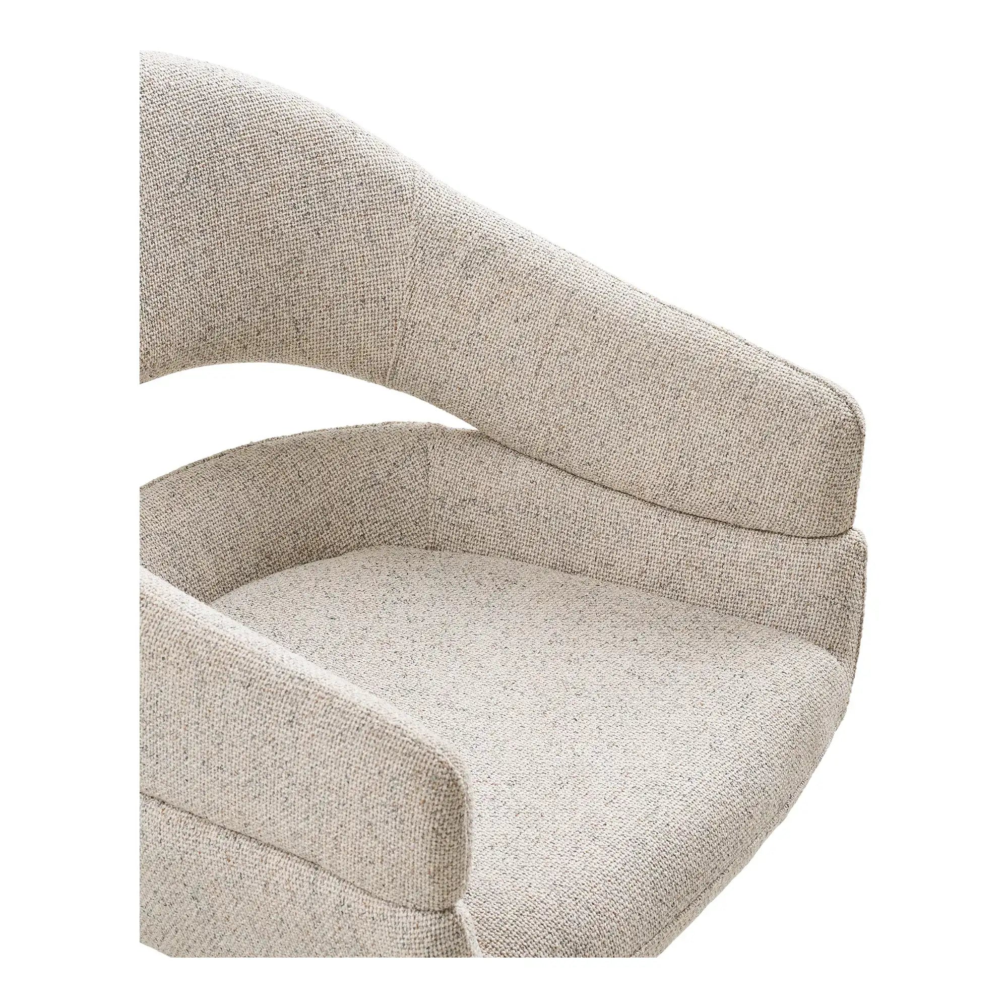 Esszimmerstuhl 2er Set Drehbar 180° Beige – Dover Skandinavisches Design