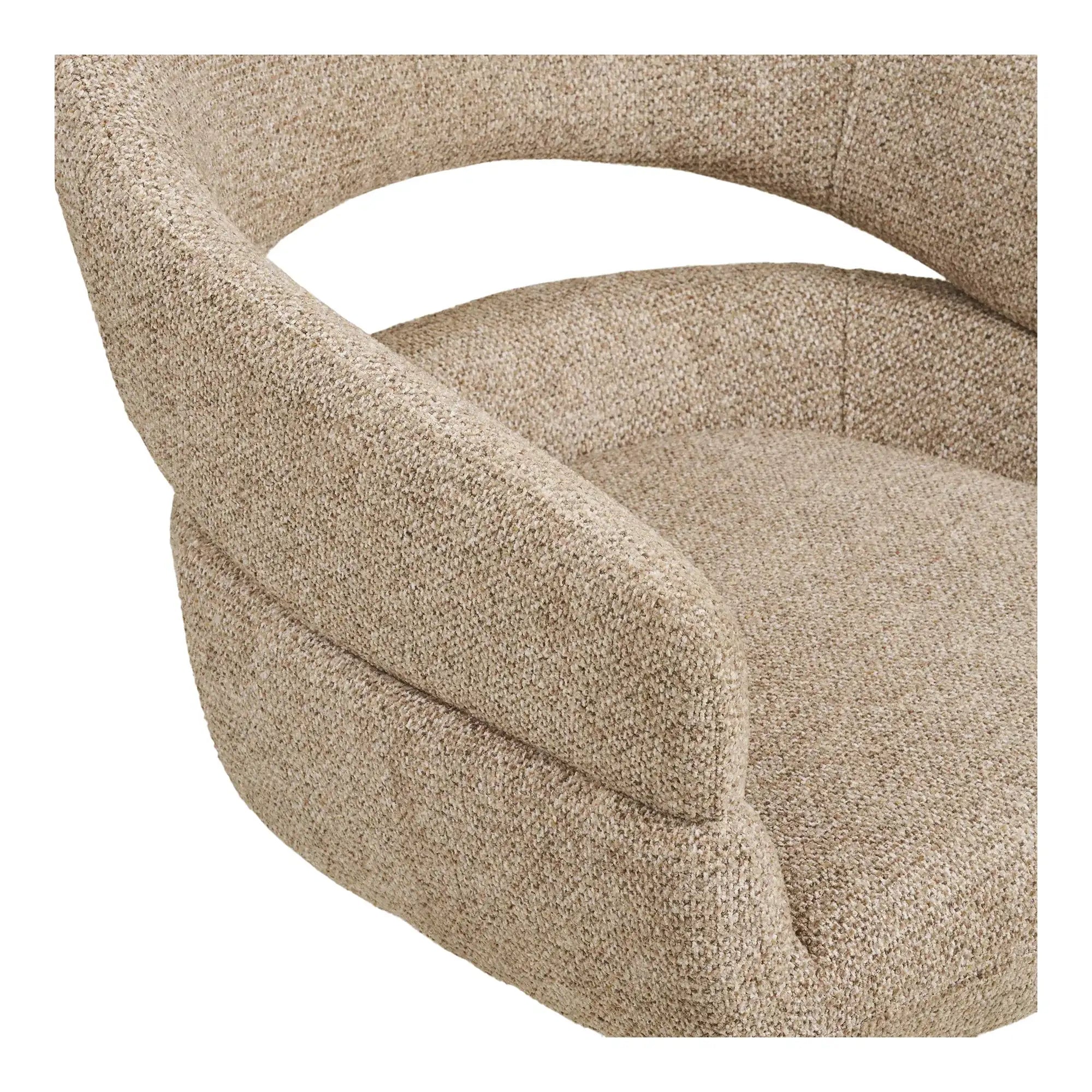 Esszimmerstuhl 2er Set Drehbar 180° Sand – Dover Skandinavisches Design