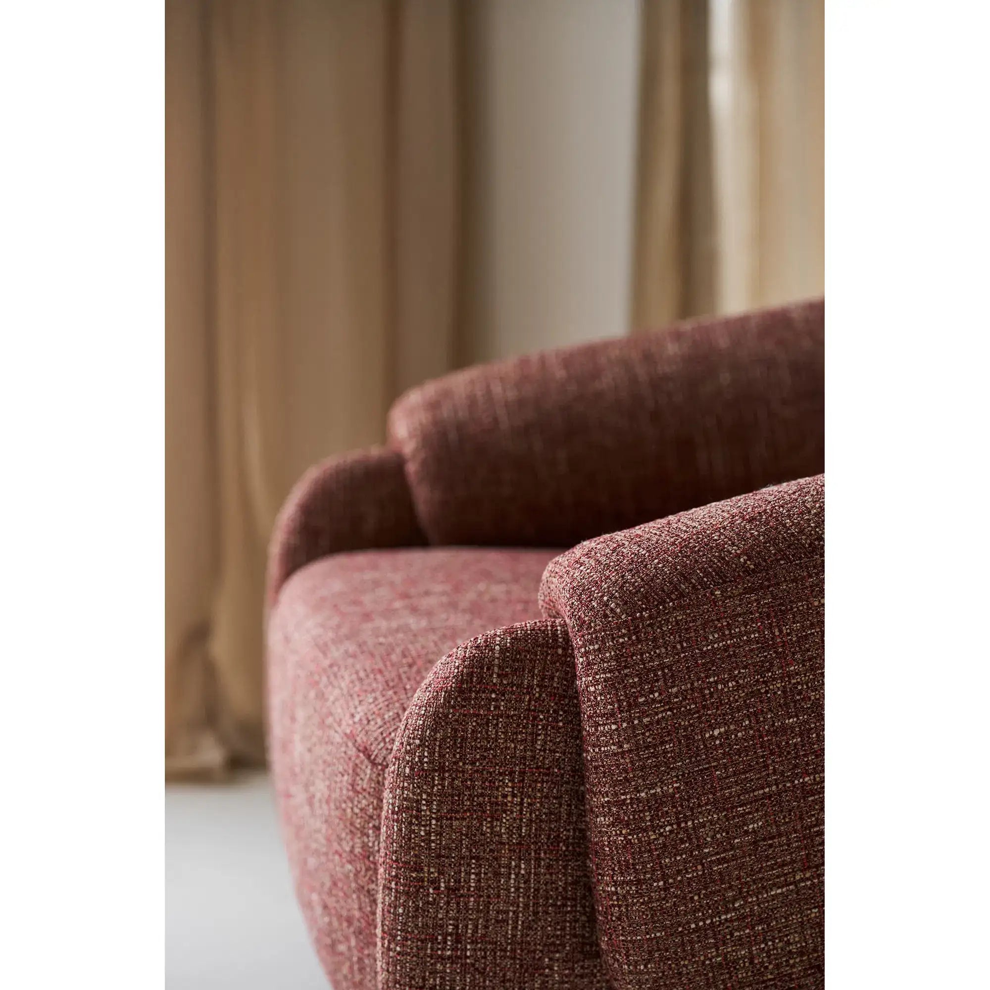 Lounge Sessel Bordeaux Mix 90 cm – Moderner Relaxsessel | PolsterOase