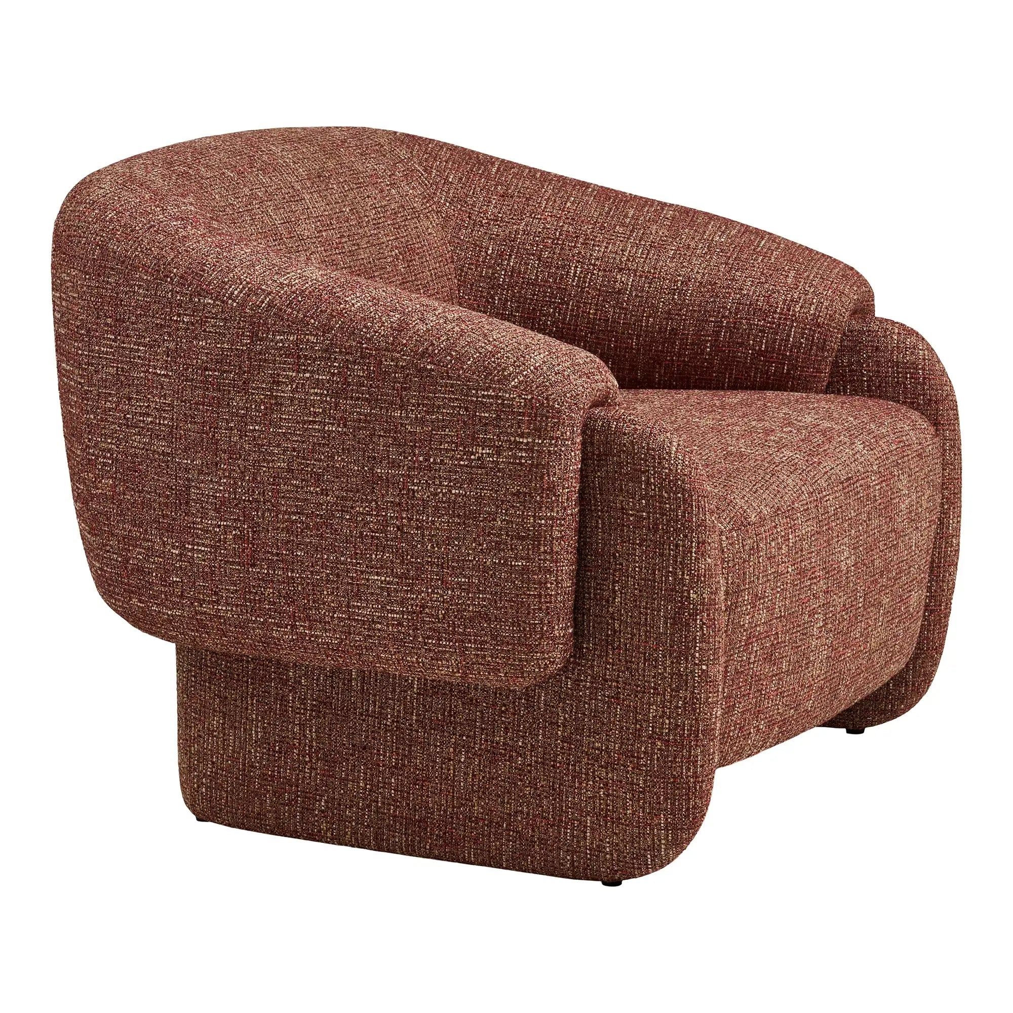 Lounge Sessel Bordeaux Mix 90 cm – Moderner Relaxsessel | PolsterOase