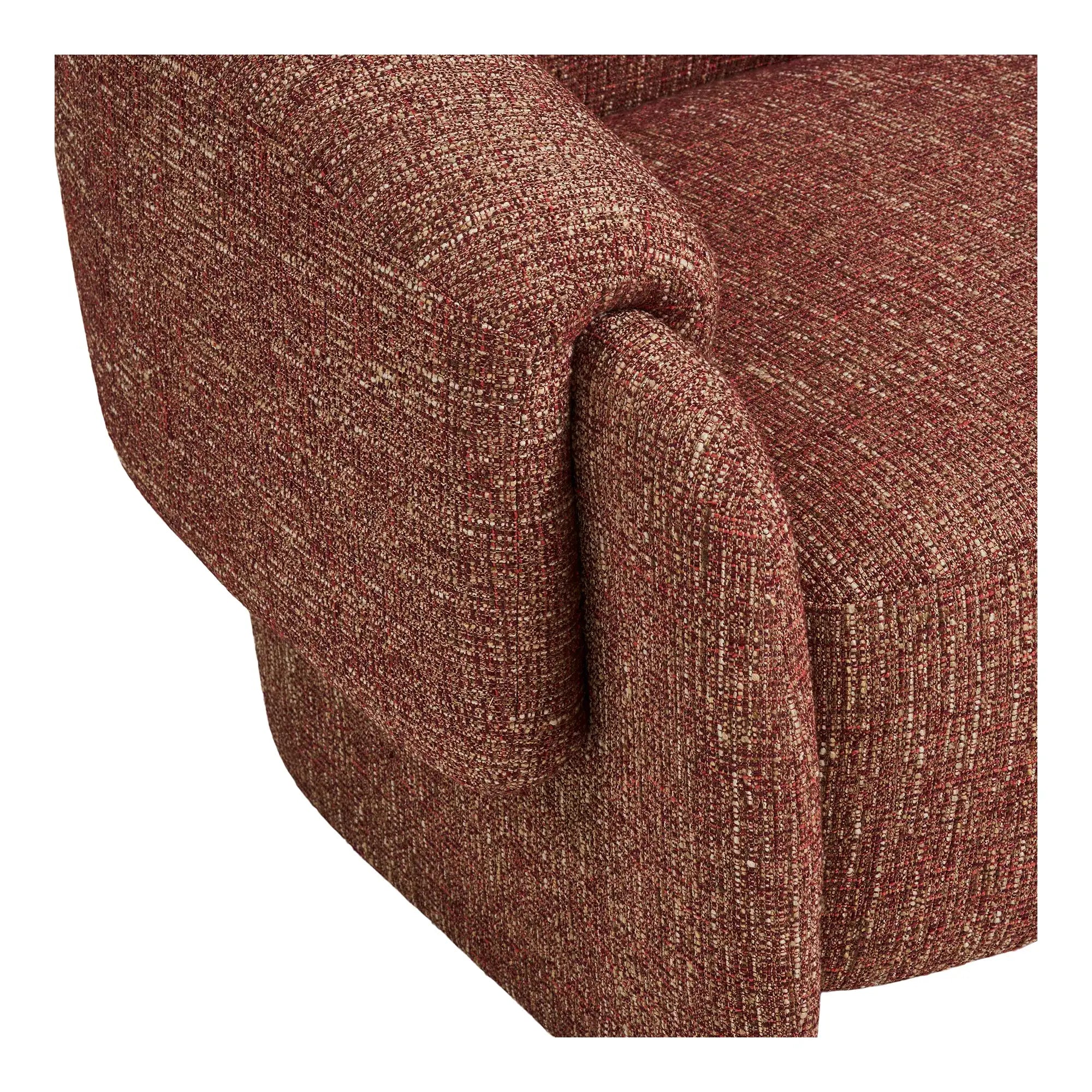Lounge Sessel Bordeaux Mix 90 cm – Moderner Relaxsessel | PolsterOase