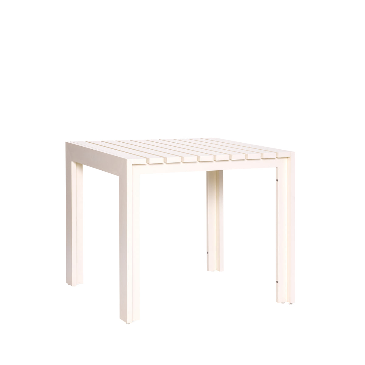 Haus Esstisch aus Aluminium, klein, Beige