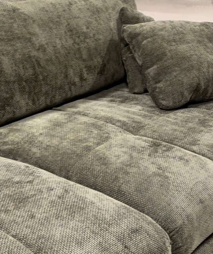 Big Sofa in Webstoff, 262 cm Breite | PolsterOase