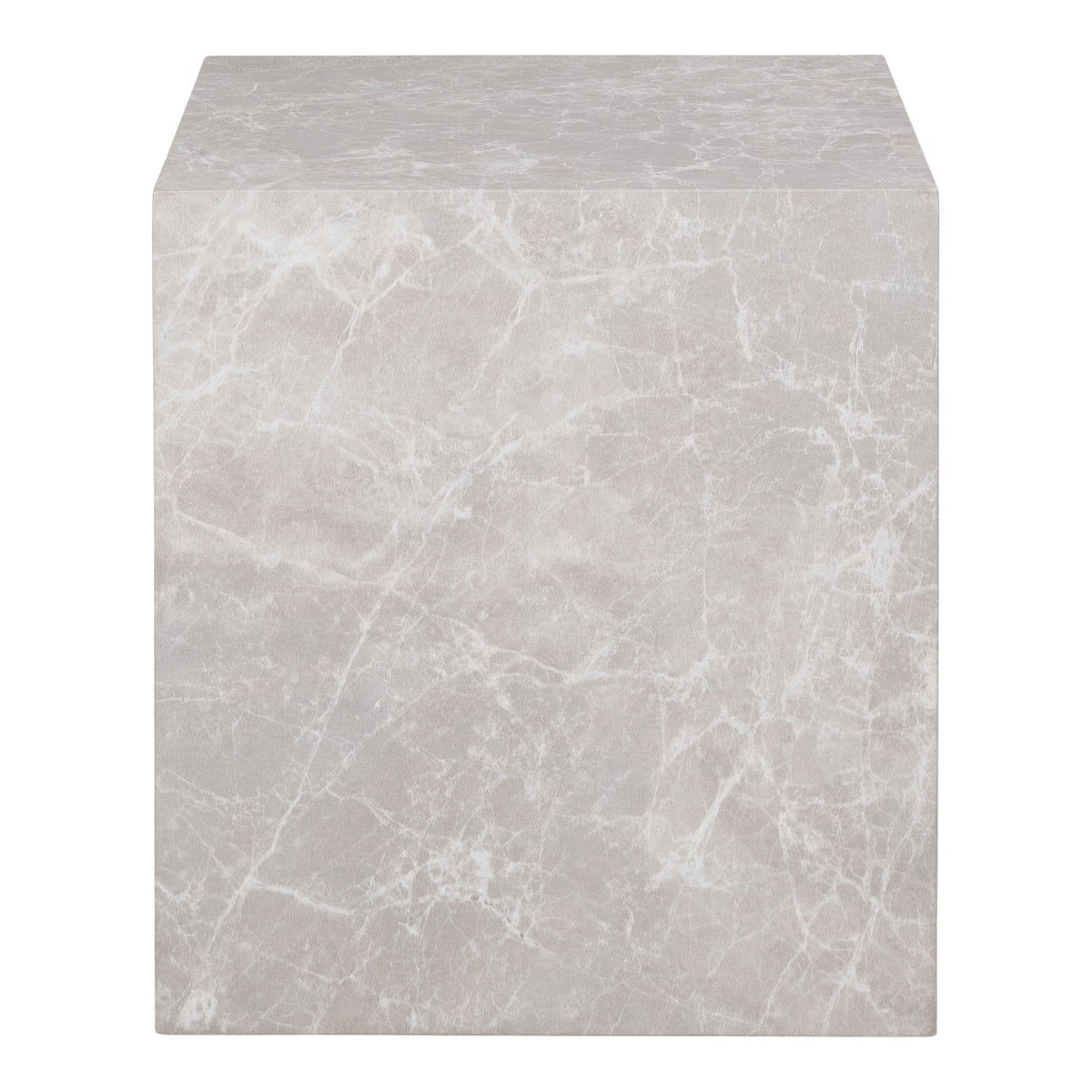 Prague Beistelltisch, Beige, 40 × 40 cm