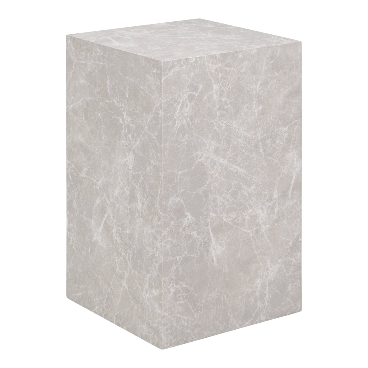 Prague Beistelltisch, Beige, Marmoroptik