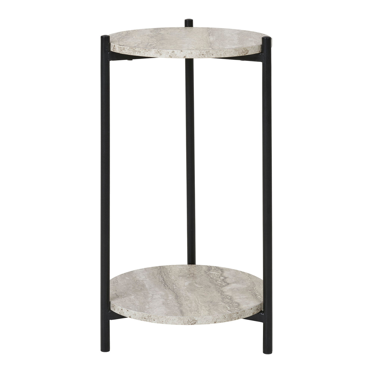 PolsterOase Möbel – Leuven Wandregal aus Metall, Beige, 60 × 60 cm