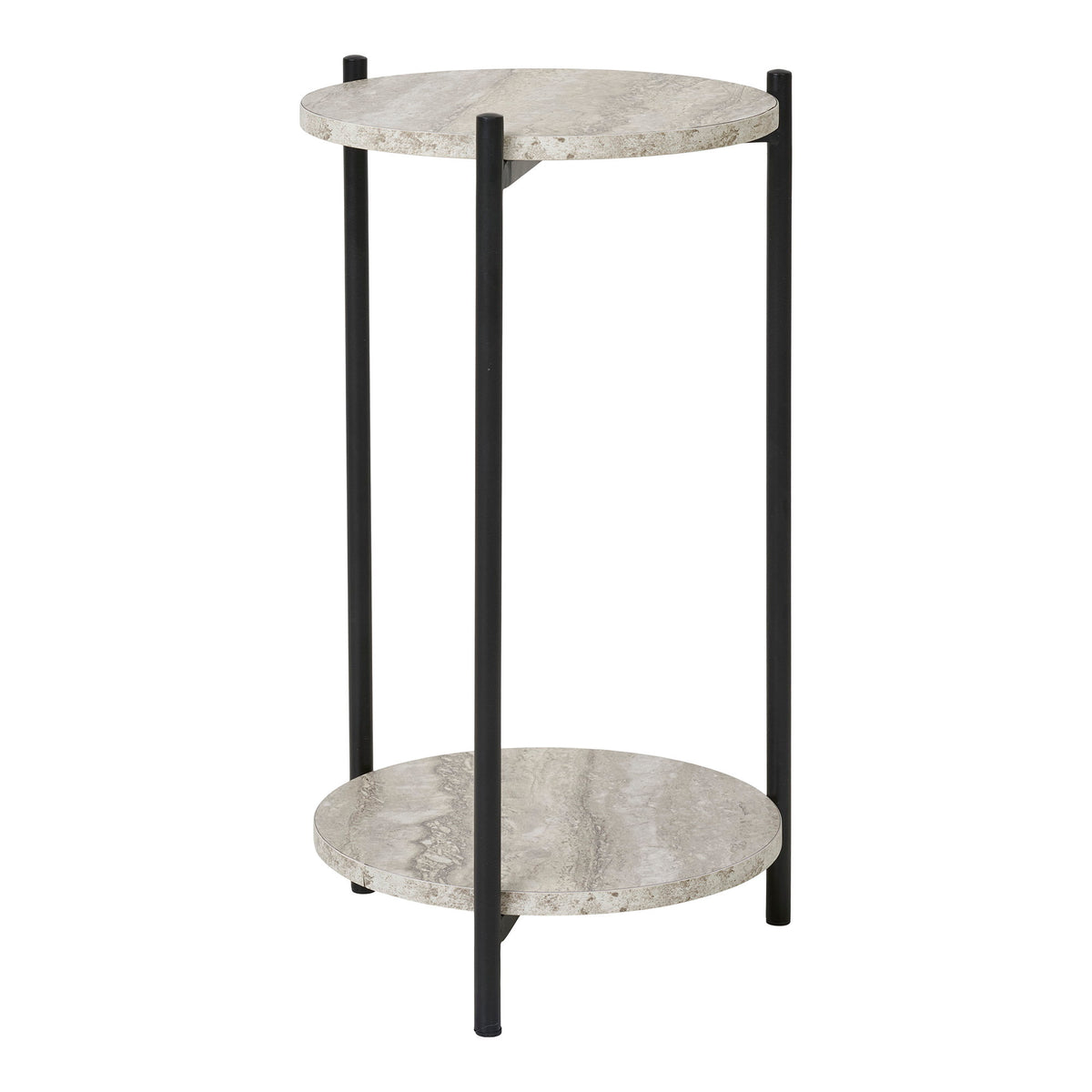 PolsterOase Möbel – Leuven Wandregal aus Metall, Beige, 60 × 60 cm – Ansicht 2