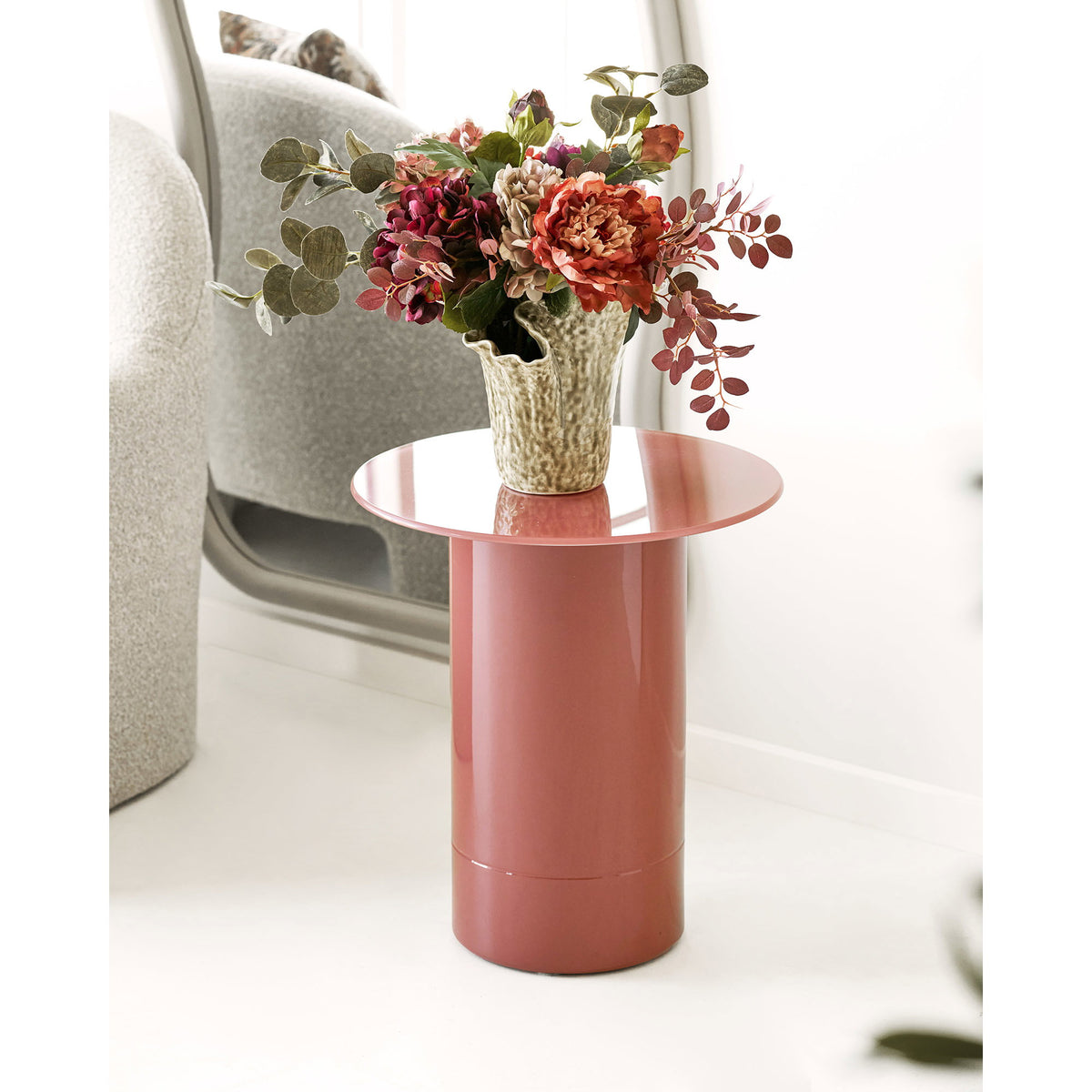 Florens Beistelltisch, Erdiges Rosa
